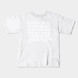 Sally Ride Quote Science T-Shirt Kids T-Shirt